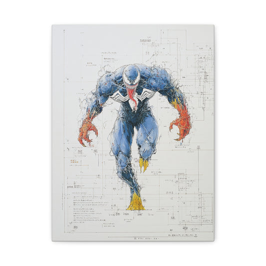 Hero-Verse Canvas Art - Bold Comic-Inspired Wall Print