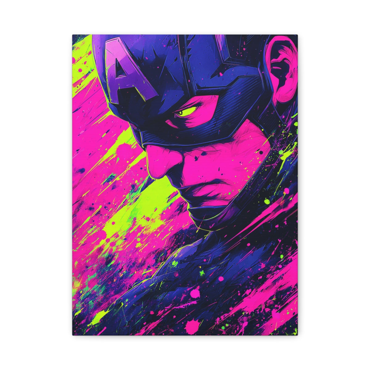 Hero-Verse Canvas Art - Bold Comic-Inspired Wall Print