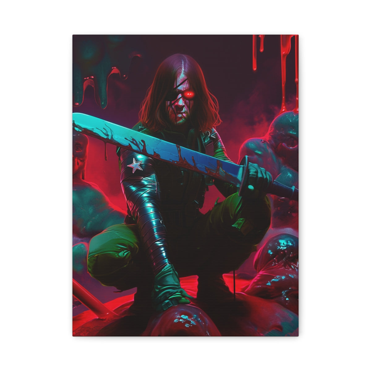 Hero-Verse Canvas Art - Bold Comic-Inspired Wall Print