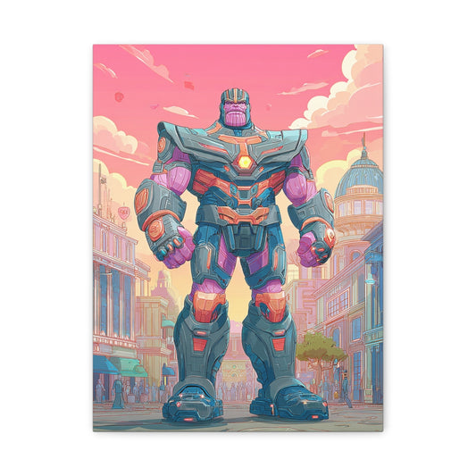 Hero-Verse Canvas Art - Bold Comic-Inspired Wall Print