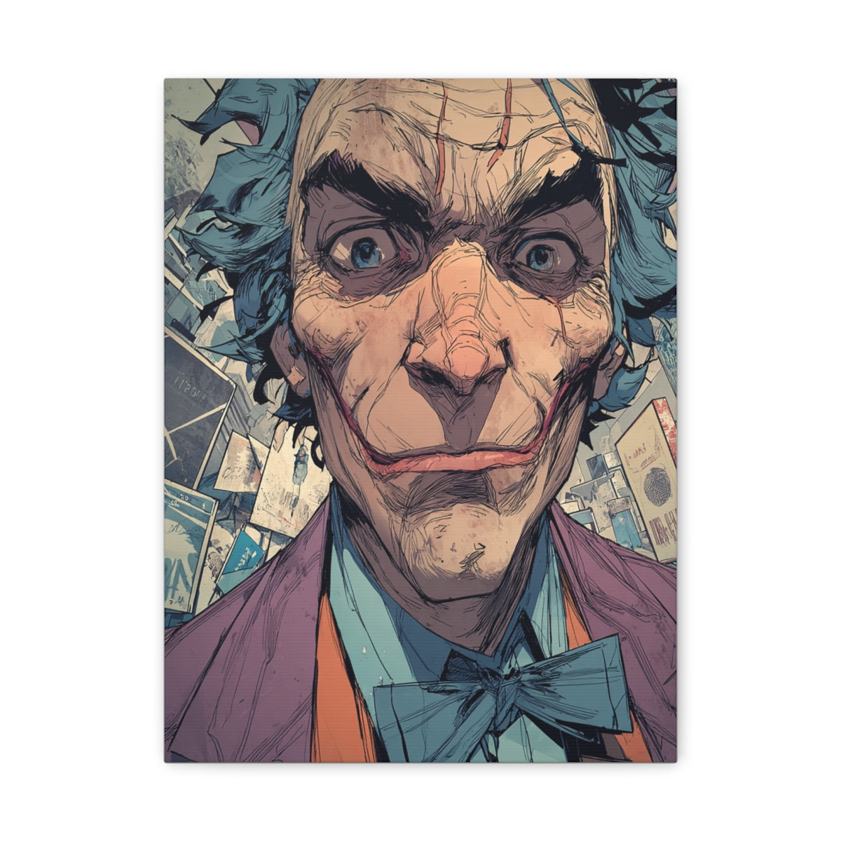 Hero-Verse Canvas Art - Bold Comic-Inspired Wall Print