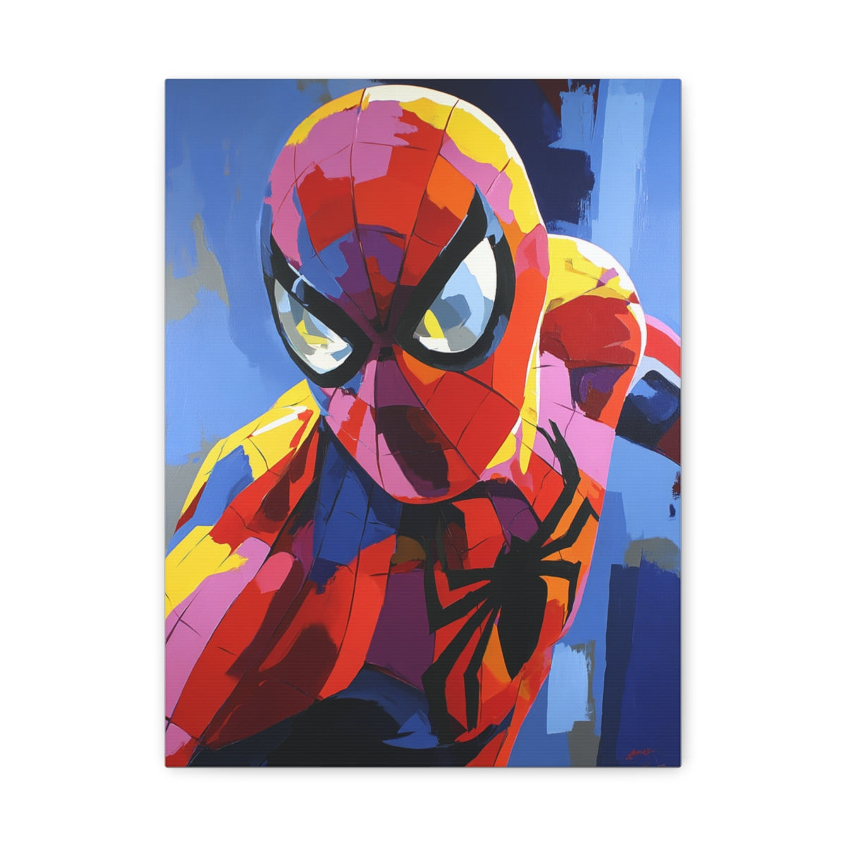 Hero-Verse Canvas Art - Bold Comic-Inspired Wall Print