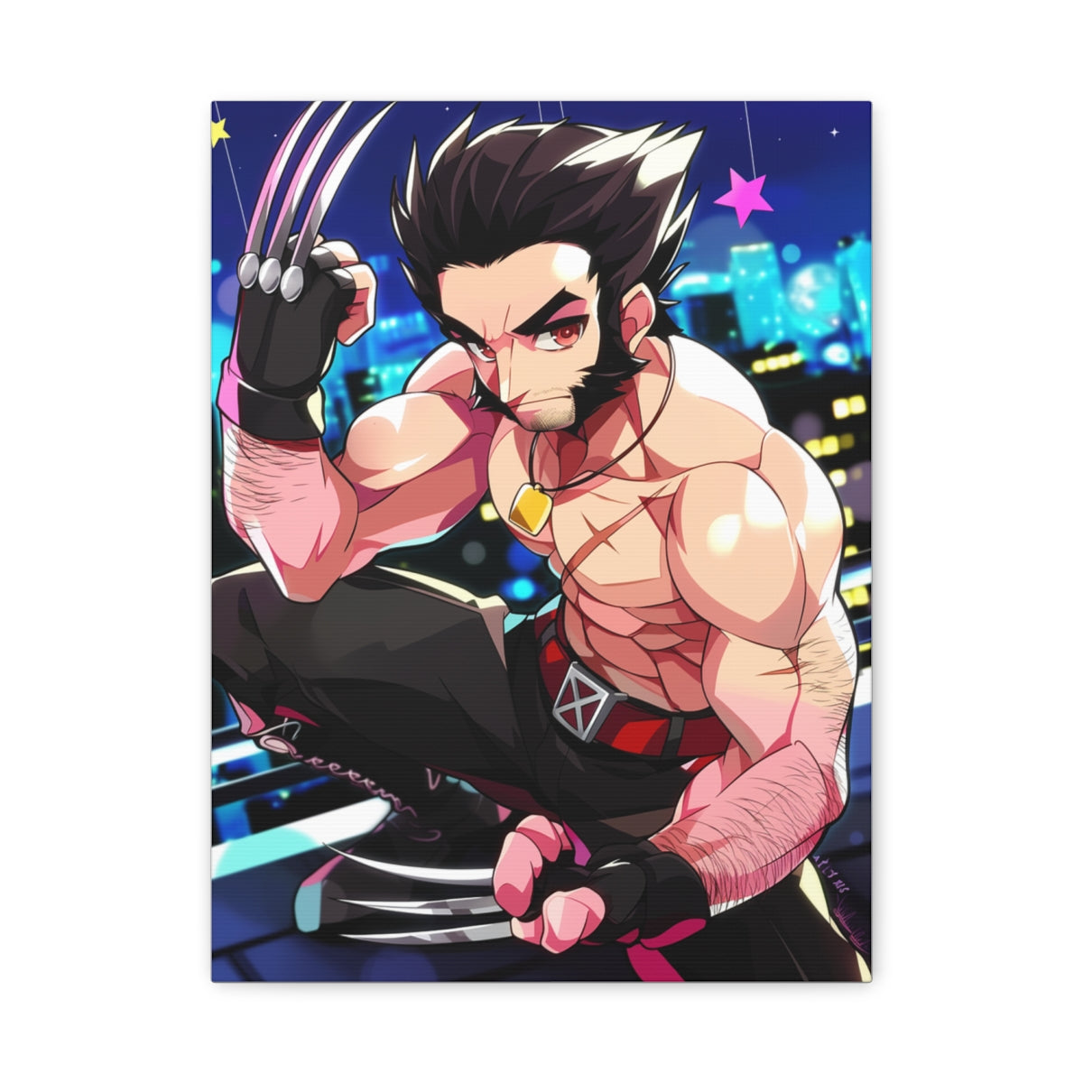 Hero-Verse Canvas Art - Bold Comic-Inspired Wall Print