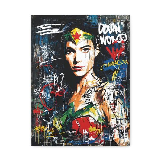 Hero-Verse Canvas Art - Bold Comic-Inspired Wall Print