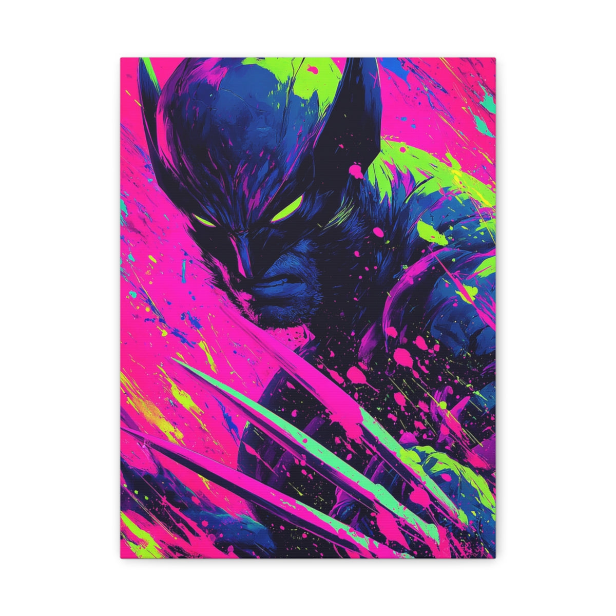 Hero-Verse Canvas Art - Bold Comic-Inspired Wall Print