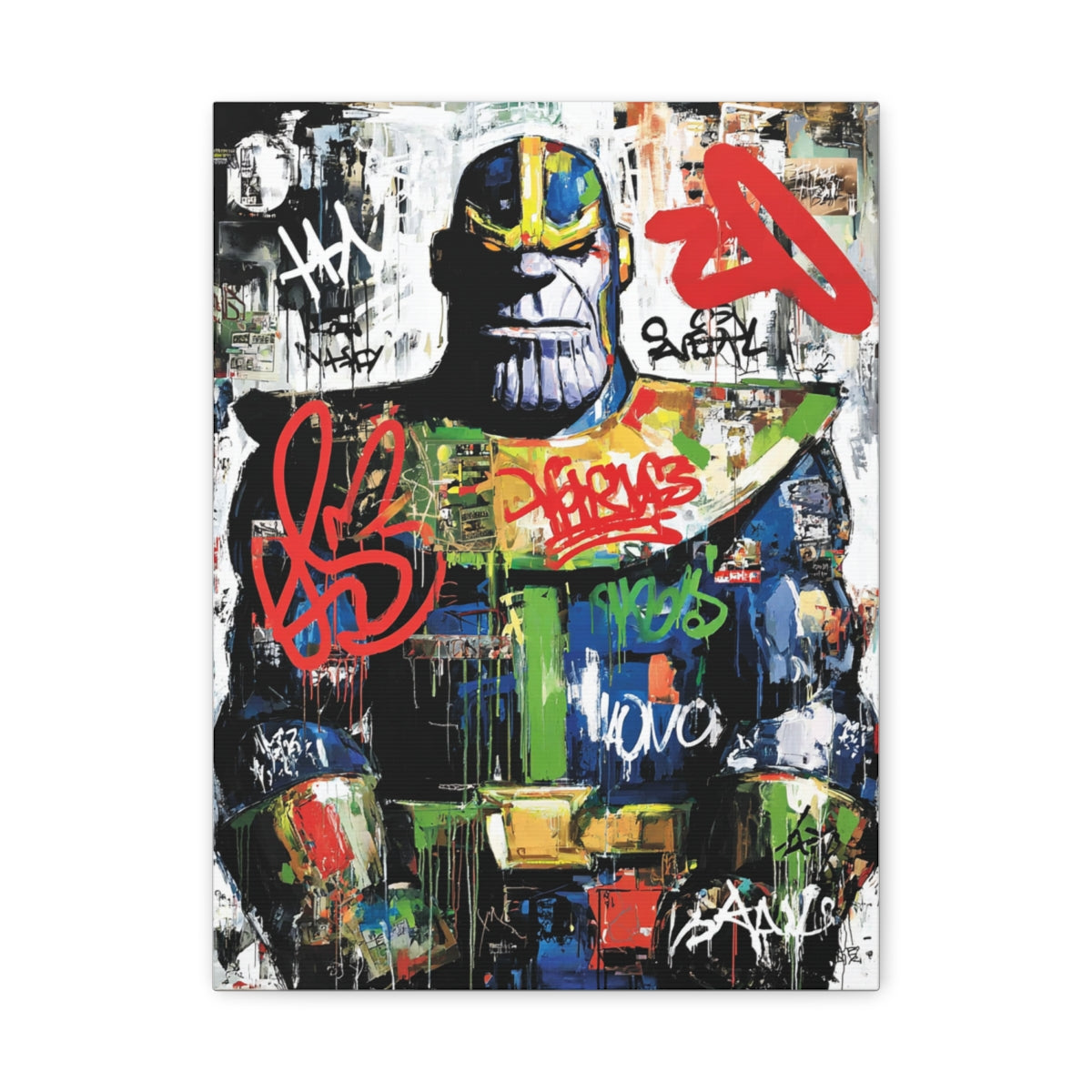 Hero-Verse Canvas Art - Bold Comic-Inspired Wall Print