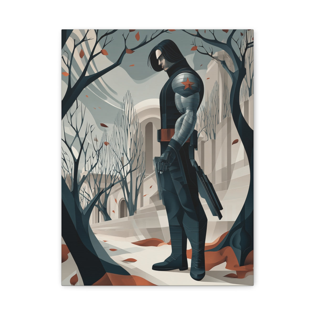 Hero-Verse Canvas Art - Bold Comic-Inspired Wall Print