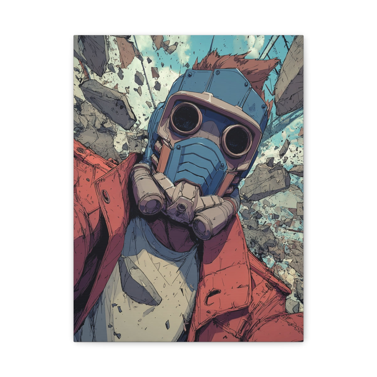 Hero-Verse Canvas Art - Bold Comic-Inspired Wall Print