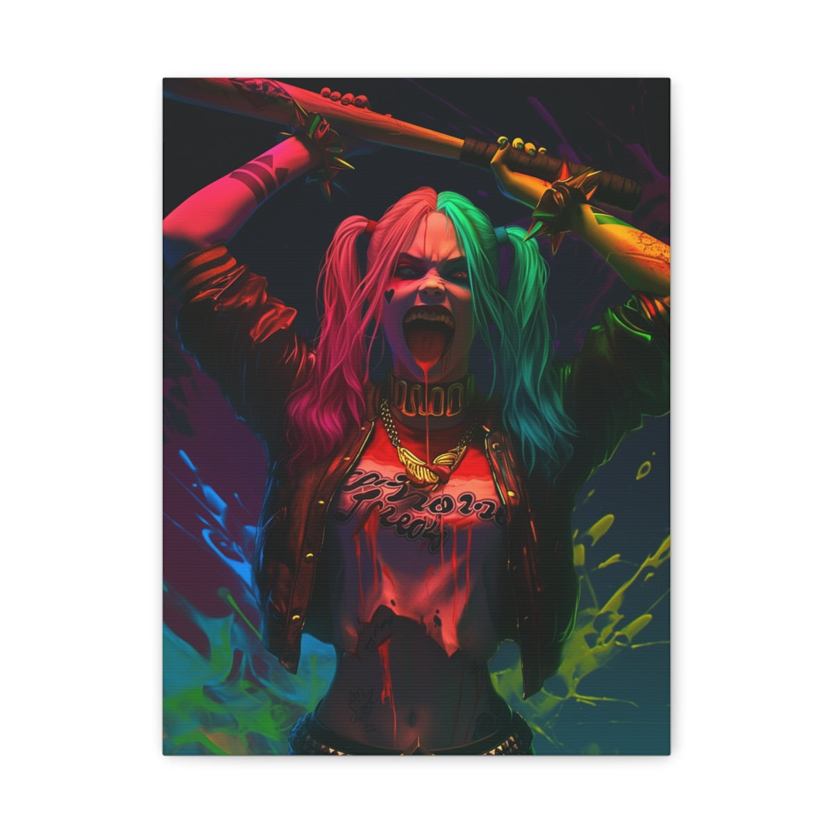 Hero-Verse Canvas Art - Bold Comic-Inspired Wall Print