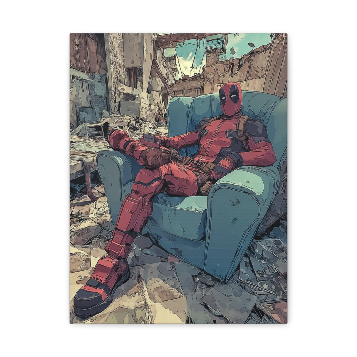 Hero-Verse Canvas Art - Bold Comic-Inspired Wall Print