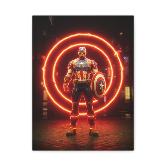 Hero-Verse Canvas Art - Bold Comic-Inspired Wall Print