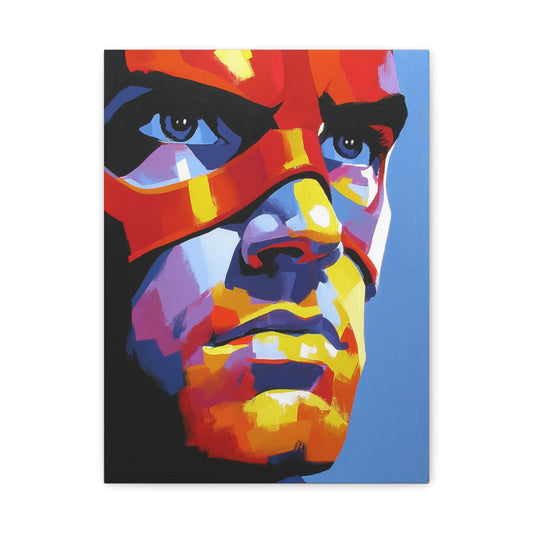 Hero-Verse Canvas Art - Bold Comic-Inspired Wall Print