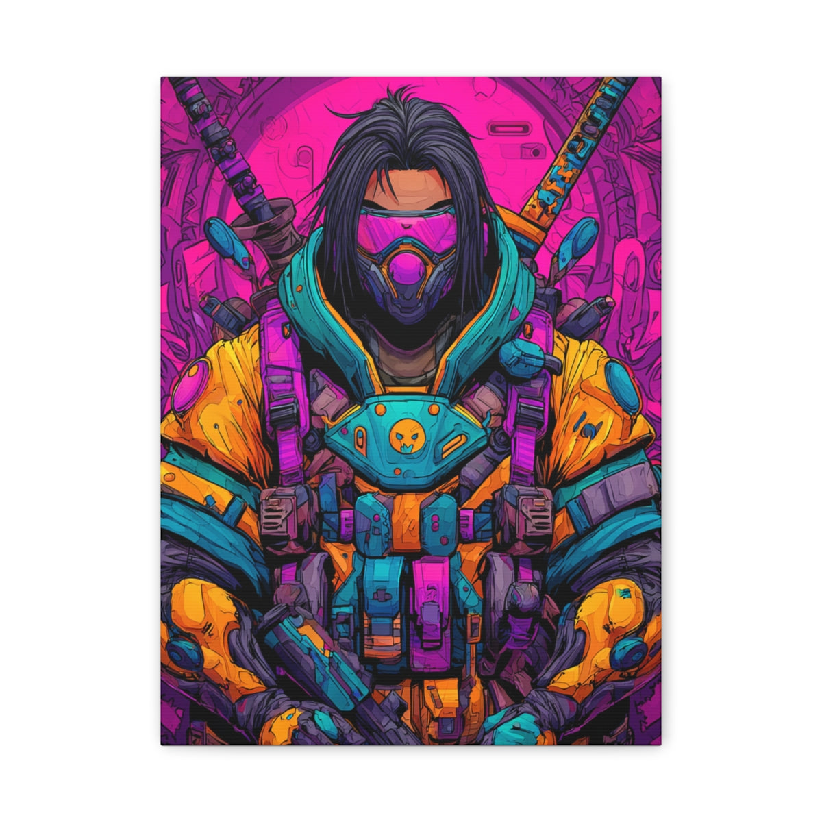 Hero-Verse Canvas Art - Bold Comic-Inspired Wall Print