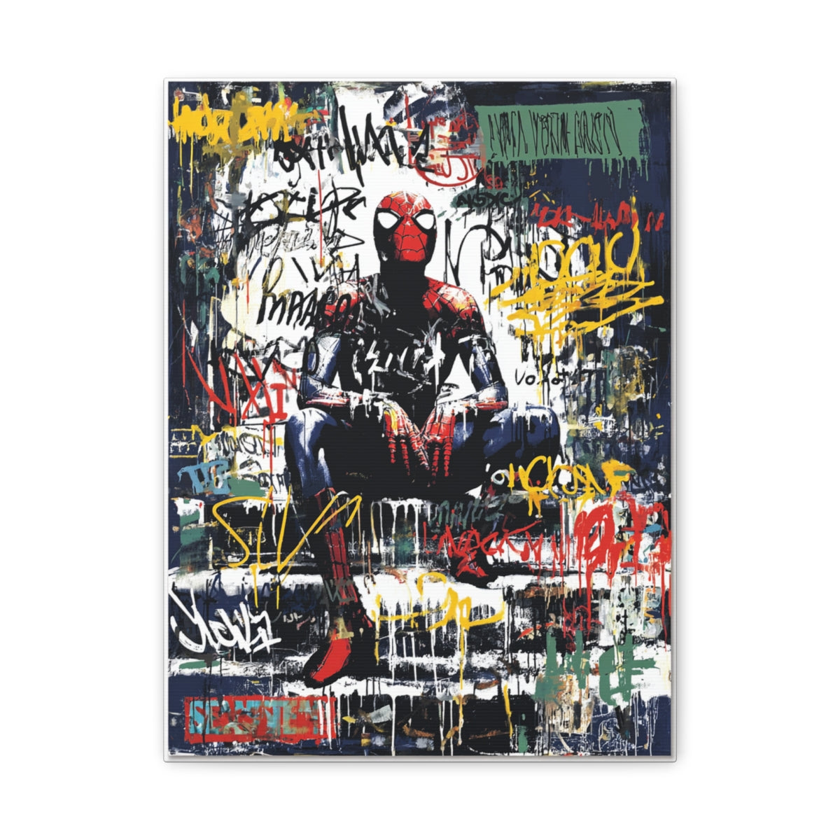 Hero-Verse Canvas Art - Bold Comic-Inspired Wall Print
