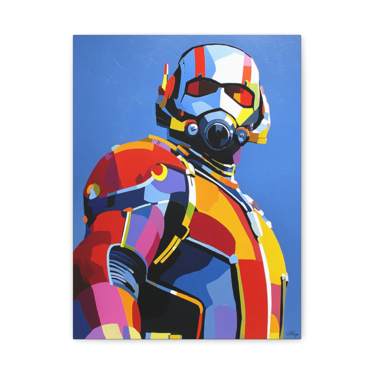 Hero-Verse Canvas Art - Bold Comic-Inspired Wall Print