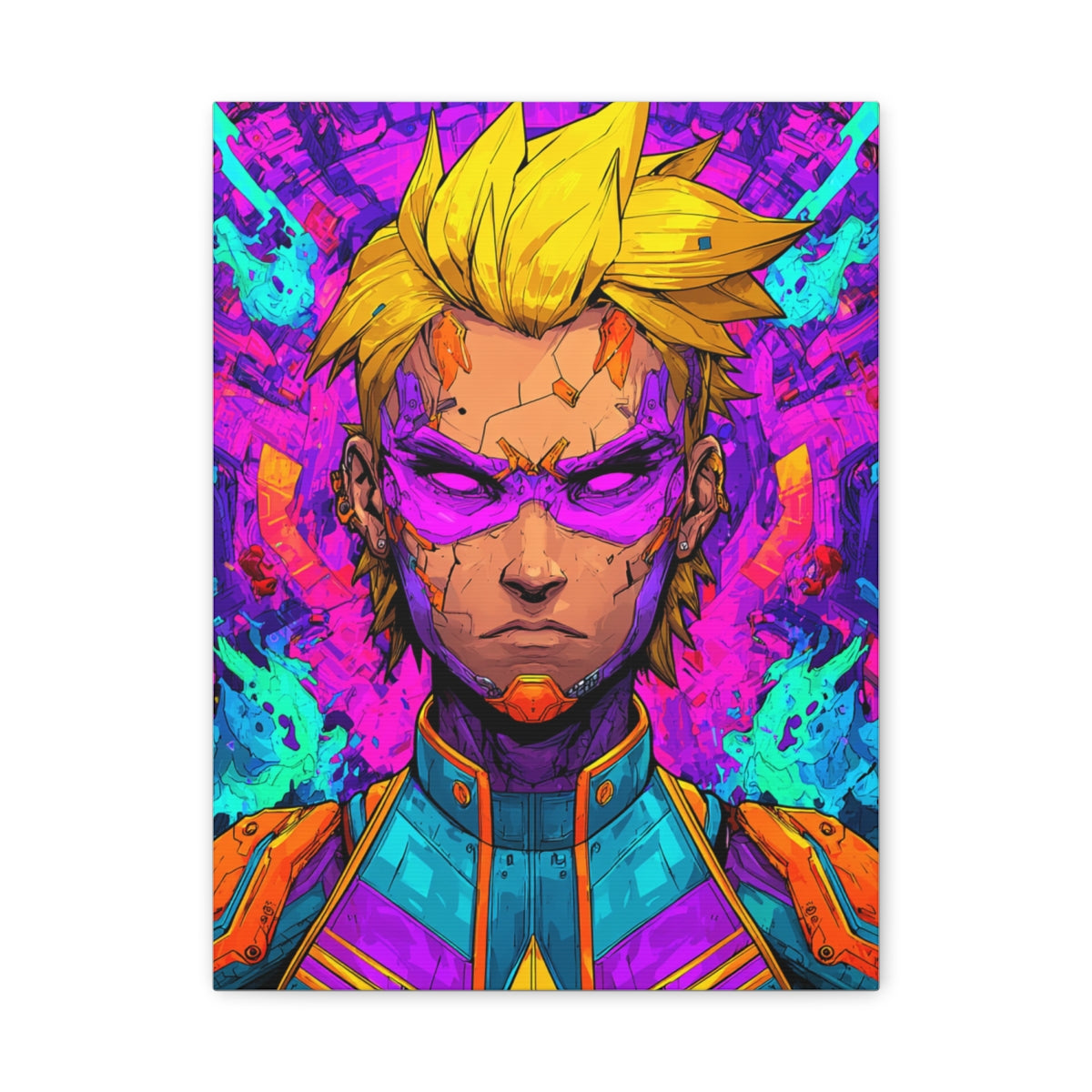 Hero-Verse Canvas Art - Bold Comic-Inspired Wall Print