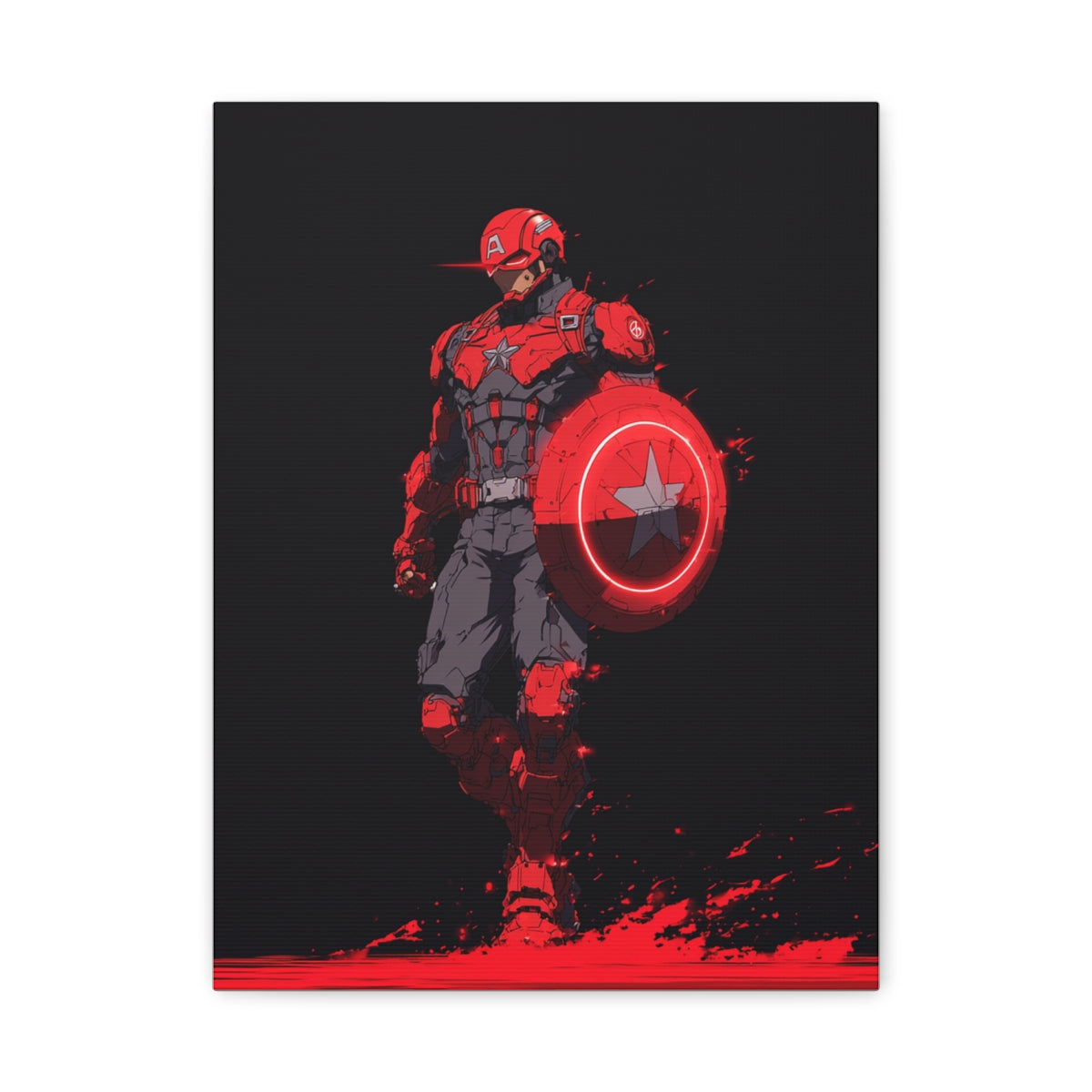 Hero-Verse Canvas Art - Bold Comic-Inspired Wall Print