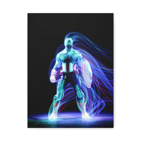 Hero-Verse Canvas Art - Bold Comic-Inspired Wall Print