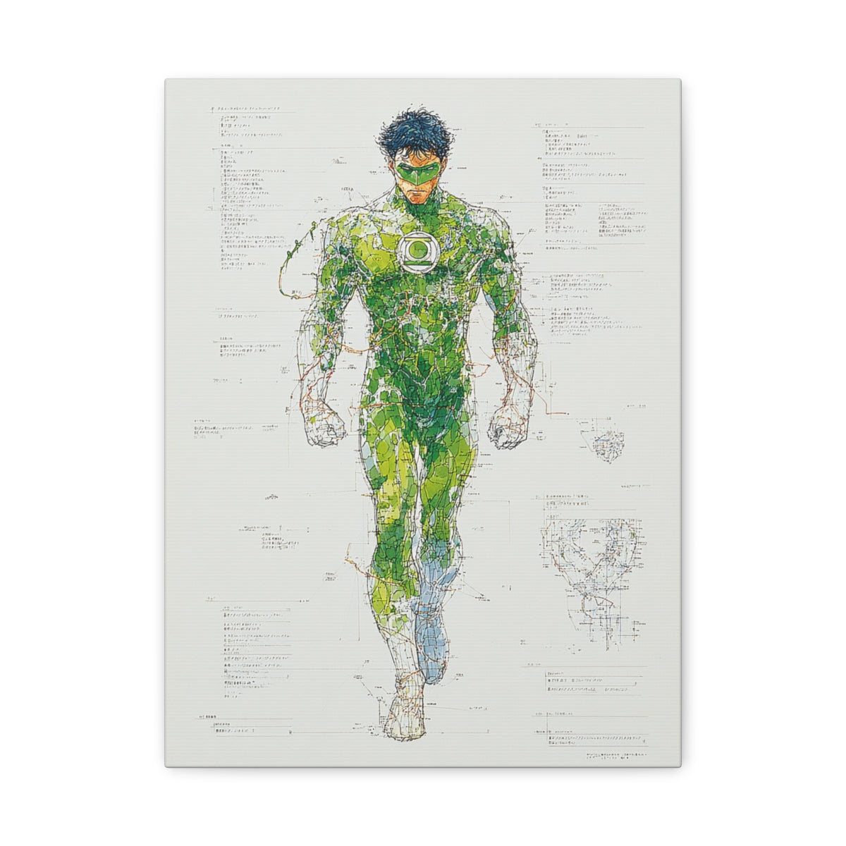 Hero-Verse Canvas Art - Bold Comic-Inspired Wall Print