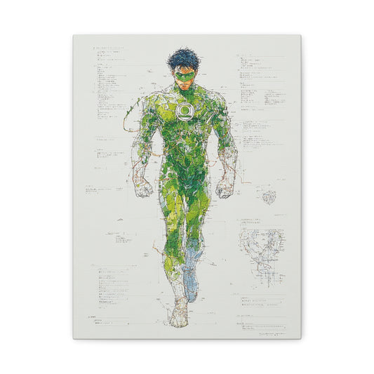 Hero-Verse Canvas Art - Bold Comic-Inspired Wall Print