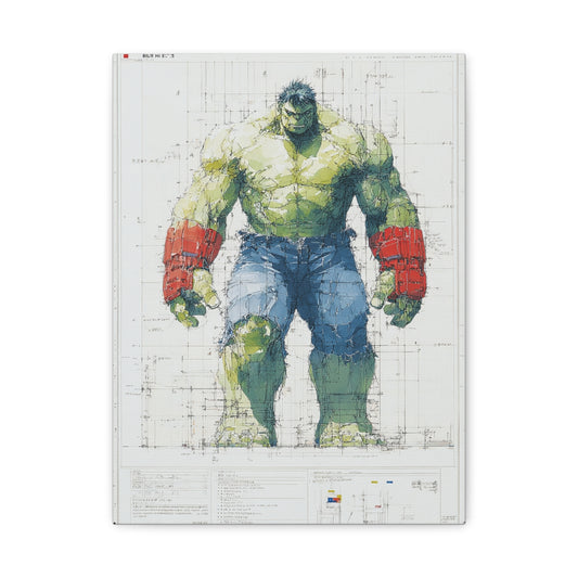 Hero-Verse Canvas Art - Bold Comic-Inspired Wall Print