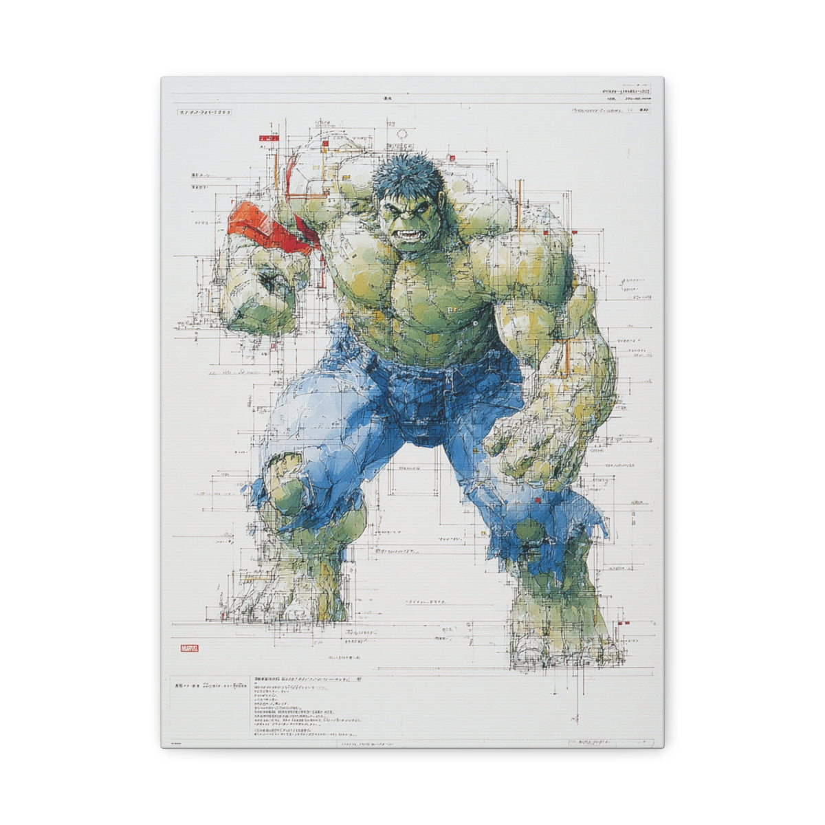 Hero-Verse Canvas Art - Bold Comic-Inspired Wall Print