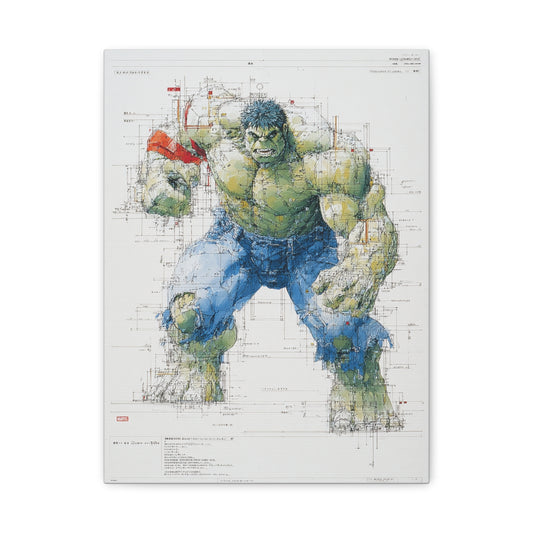 Hero-Verse Canvas Art - Bold Comic-Inspired Wall Print