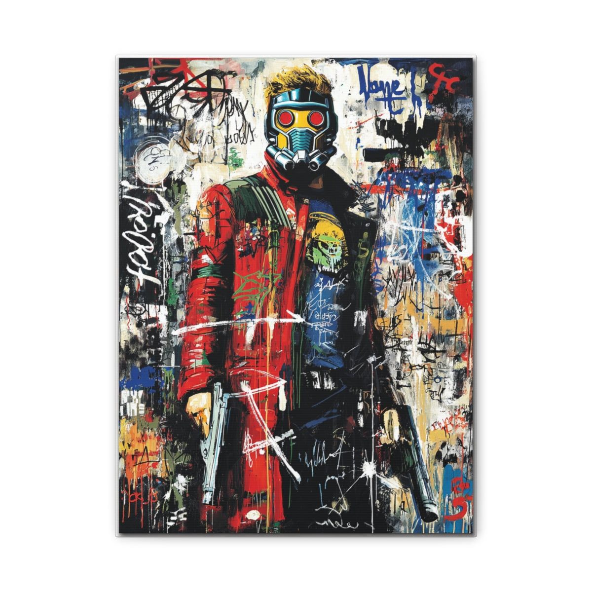 Hero-Verse Canvas Art - Bold Comic-Inspired Wall Print