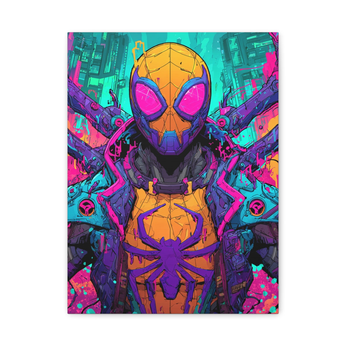 Hero-Verse Canvas Art - Bold Comic-Inspired Wall Print