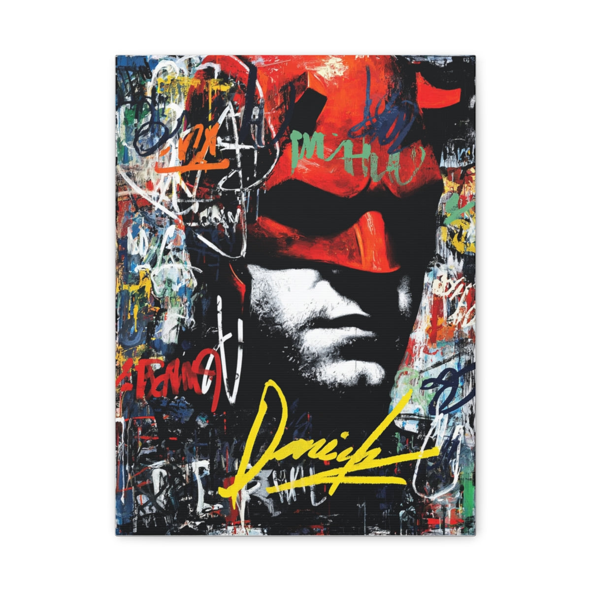 Hero-Verse Canvas Art - Bold Comic-Inspired Wall Print