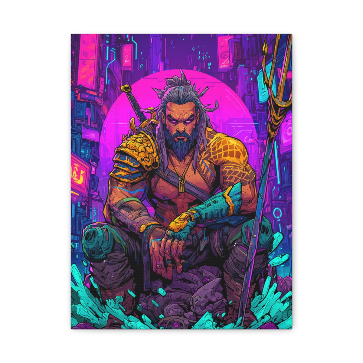 Hero-Verse Canvas Art - Bold Comic-Inspired Wall Print