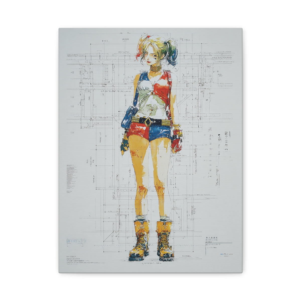 Hero-Verse Canvas Art - Bold Comic-Inspired Wall Print