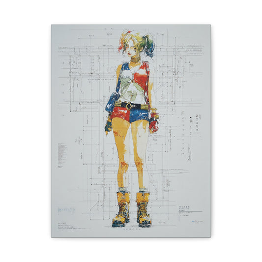 Hero-Verse Canvas Art - Bold Comic-Inspired Wall Print