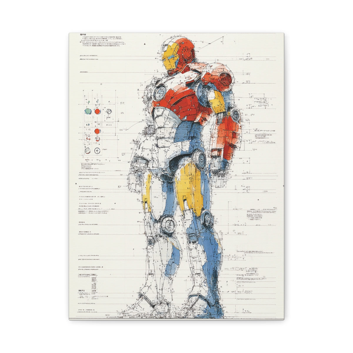 Hero-Verse Canvas Art - Bold Comic-Inspired Wall Print