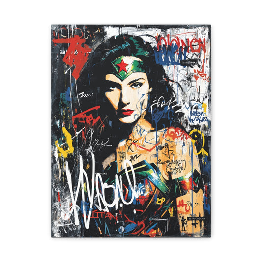 Hero-Verse Canvas Art - Bold Comic-Inspired Wall Print