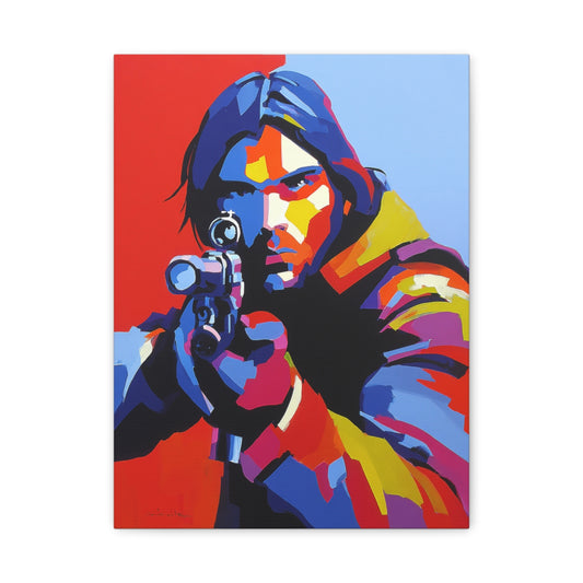 Hero-Verse Canvas Art - Bold Comic-Inspired Wall Print