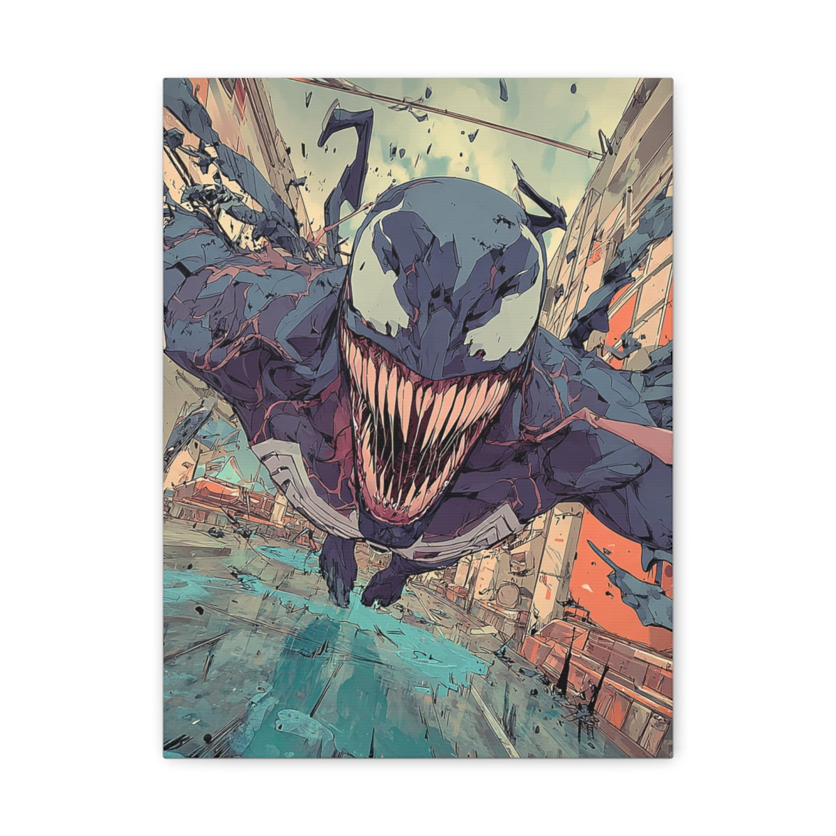 Hero-Verse Canvas Art - Bold Comic-Inspired Wall Print