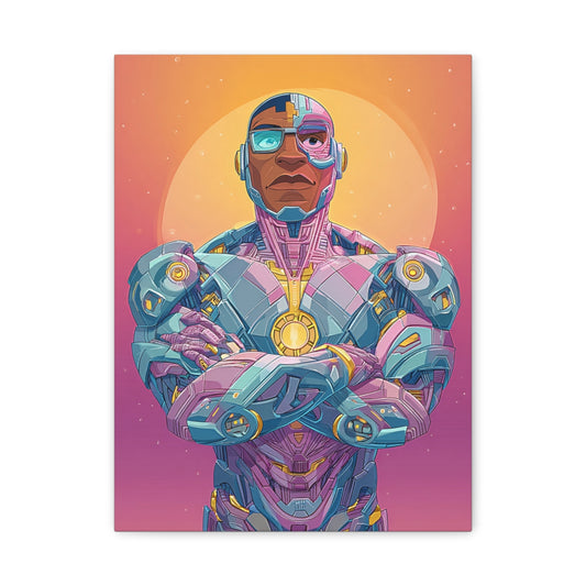 Hero-Verse Canvas Art - Bold Comic-Inspired Wall Print