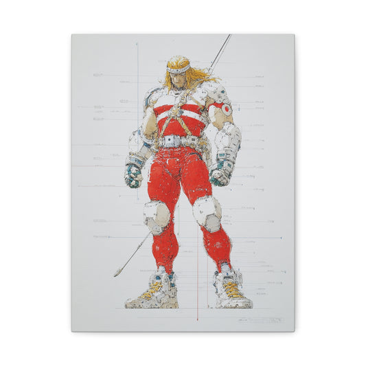 Hero-Verse Canvas Art - Bold Comic-Inspired Wall Print