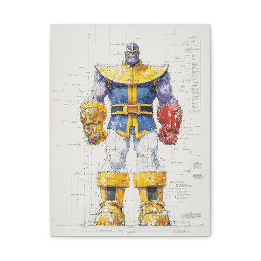 Hero-Verse Canvas Art - Bold Comic-Inspired Wall Print