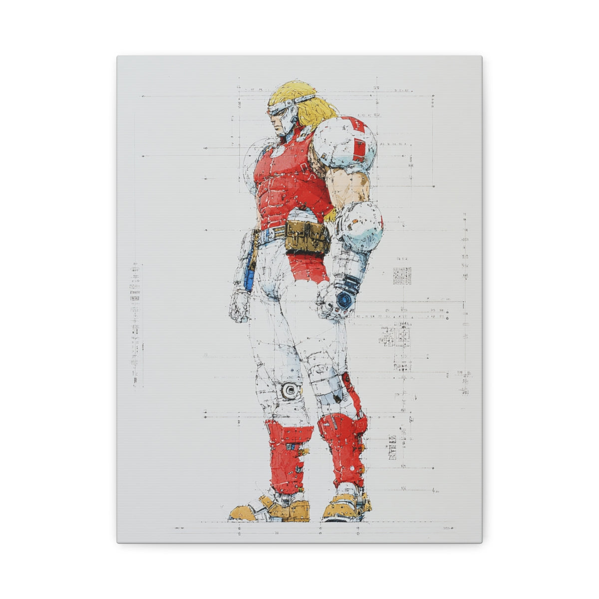 Hero-Verse Canvas Art - Bold Comic-Inspired Wall Print