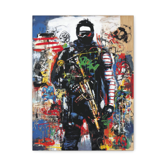 Hero-Verse Canvas Art - Bold Comic-Inspired Wall Print