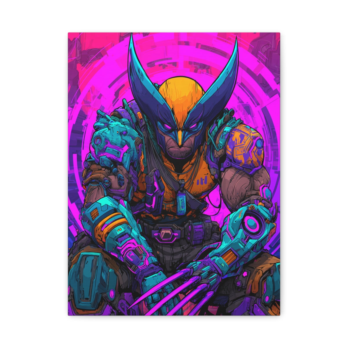 Hero-Verse Canvas Art - Bold Comic-Inspired Wall Print