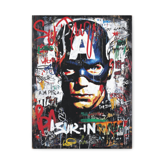 Hero-Verse Canvas Art - Bold Comic-Inspired Wall Print