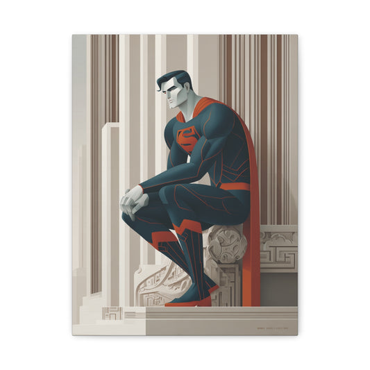 Hero-Verse Canvas Art - Bold Comic-Inspired Wall Print
