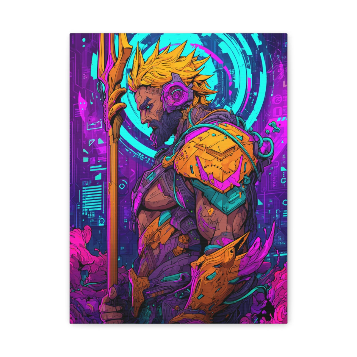 Hero-Verse Canvas Art - Bold Comic-Inspired Wall Print