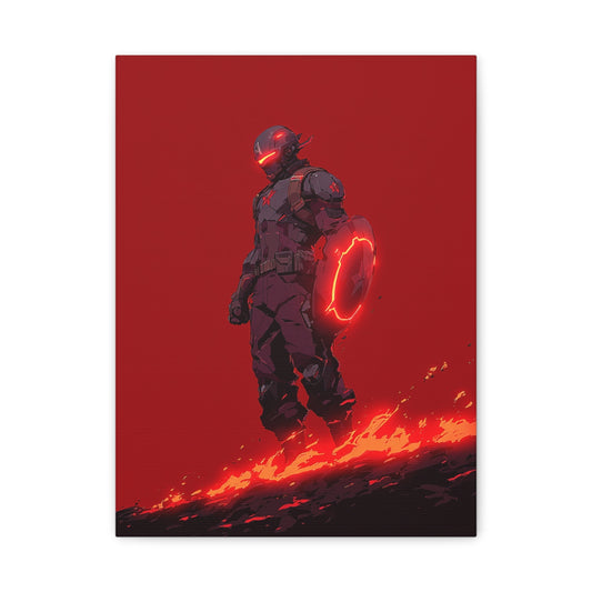 Hero-Verse Canvas Art - Bold Comic-Inspired Wall Print