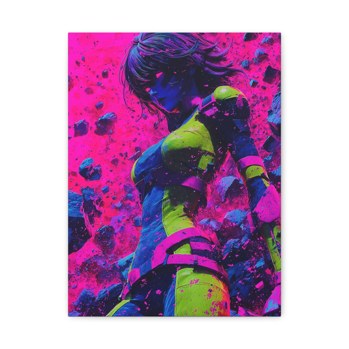 Hero-Verse Canvas Art - Bold Comic-Inspired Wall Print