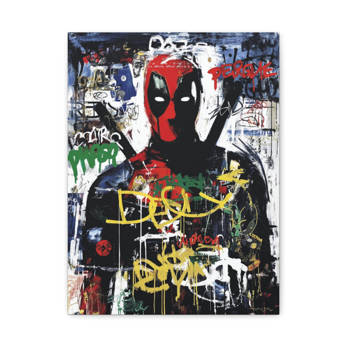 Hero-Verse Canvas Art - Bold Comic-Inspired Wall Print