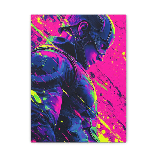 Hero-Verse Canvas Art - Bold Comic-Inspired Wall Print